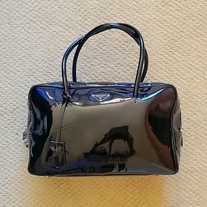 Vintage Patent Prada Bauletto Bag